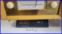 Vintage Amplifier Audio Vacuum Tube Amp and Tone Controller + Tuner Wood Cab