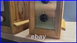 Vintage Amplifier Audio Vacuum Tube Amp and Tone Controller + Tuner Wood Cab