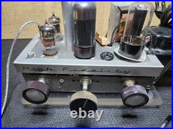 Vintage Audio Tube Amplifier Amp