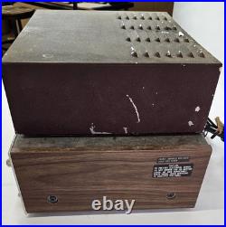 Vintage Audiophile Stack H. H. Scott Type 210-C Tube Amp And Lafayette RK-D600 3
