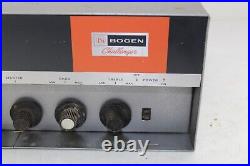 Vintage BOGEN Challenger Vacuum Tube AMPLIFIER CHB-100 CHB 100 (2) #M