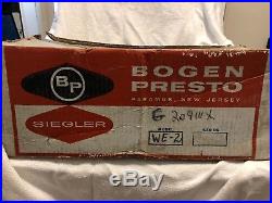 Vintage BOGEN Model AP 200 7355 P/P INTEGRATED TUBE AMPLIFIER OEM BOX