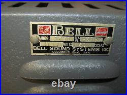 Vintage Bell 3750 6L6 Tube Amplifier, Western Electric License, NICE