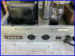 Vintage Bell 75ba Mono Power Amplifier 6ca7, 12ax7, 5v4 Tubes
