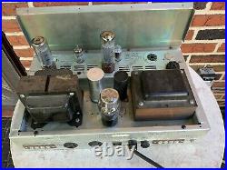 Vintage Bell 75ba Mono Power Amplifier 6ca7, 12ax7, 5v4 Tubes