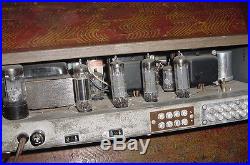 Vintage Bell Amplifier Integrated Model 2440 Tube Amp Works MID Century