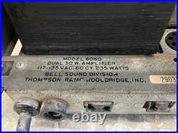 Vintage Bell Carillon 6060 Tube Amplifier AS IS