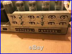 Vintage Bell Carillon 6060 Tube Amplifier and 6070 Tube Tuner Excellent