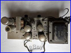 Vintage Bell & Howell 385 Filmosound Tube Amp Amplifier Guitar HiFi 6V6 12AX7