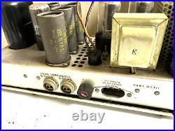 Vintage Bell & Howell Filmosound 179 Mono Tube Amplifier Untested 185