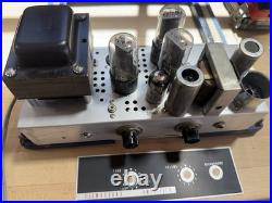 Vintage Bell & Howell Filmosound 385 Tube Amplifier Amp & Speaker Tested WORKS