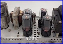Vintage Bell & Howell Filmosound 385 Tube Amplifier Amp & Speaker Tested WORKS