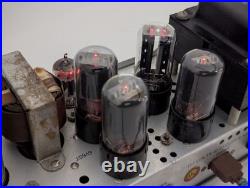 Vintage Bell & Howell Filmosound 385 Tube Amplifier Amp & Speaker Tested WORKS