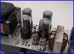 Vintage Bell & Howell Filmosound 385 Tube Amplifier Amp & Speaker Tested WORKS