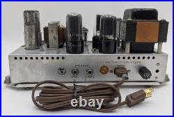 Vintage Bell & Howell Filmosound 385 Tube Amplifier Amp & Speaker Tested WORKS