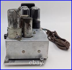 Vintage Bell & Howell Filmosound 385 Tube Amplifier Amp & Speaker Tested WORKS