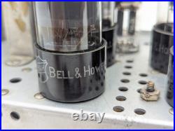 Vintage Bell & Howell Filmosound 385 Tube Amplifier Amp & Speaker Tested WORKS