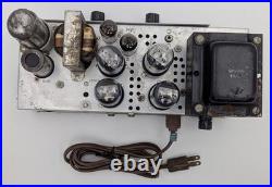 Vintage Bell & Howell Filmosound 385 Tube Amplifier Amp & Speaker Tested WORKS