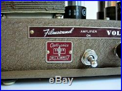 Vintage Bell & Howell Pp 6v6 Tube Amp From 179 Projec Works & Has Power Cord