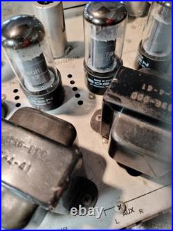 Vintage Bogen AP35 Tube Integrated Stereo Amplifier AP-35 FOR PARTS NOT WORKING