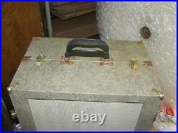 Vintage Bogen CHP 50 6L6 Tube Amplifier in Portable Case With 2 Speakers, NICE