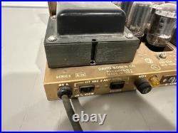 Vintage Bogen DB130 Integrated Tube Amplifier for Restoration Untested