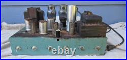 Vintage Bogen DB20 Mono Tube Amplifier Barn Find with Wood Case For Restoration Vintage Bogen DB20 Mono Tube Amplifier Barn Find with Wood Case For Restoration