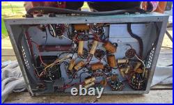 Vintage Bogen DB20 Mono Tube Amplifier Barn Find with Wood Case For Restoration