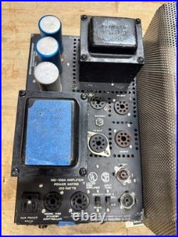 Vintage Bogen MO-100A 100w PA Power Amp Tube Amplifier FOR PARTS or REPAIR