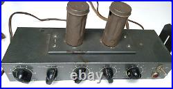 Vintage Bogen PH10 tube audio amplifier with A-800 mixer/preamp 6V6 5Y3 6SL7 7F7