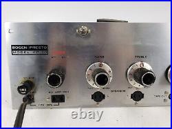 Vintage Bogen-Presto VP-20 Tube Amplifier Mullard EL84 12AX7 Tested Repair