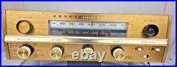 Vintage Bogen SRB-20 Tube Stereo Receiver Gold Face 6BM8 / ECL82 Hi-Fi Powers On