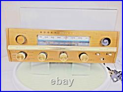 Vintage Bogen SRB-20 Tube Stereo Receiver Gold Face 6BM8 / ECL82 Hi-Fi Powers On