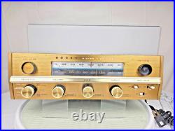 Vintage Bogen SRB-20 Tube Stereo Receiver Gold Face 6BM8 / ECL82 Hi-Fi Powers On