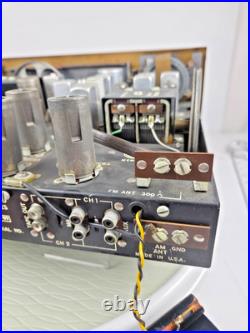 Vintage Bogen SRB-20 Tube Stereo Receiver Gold Face 6BM8 / ECL82 Hi-Fi Powers On Vintage Bogen SRB-20 Tube Stereo Receiver Gold Face 6BM8 / ECL82 Hi-Fi Powers On