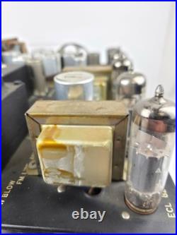 Vintage Bogen SRB-20 Tube Stereo Receiver Gold Face 6BM8 / ECL82 Hi-Fi Powers On