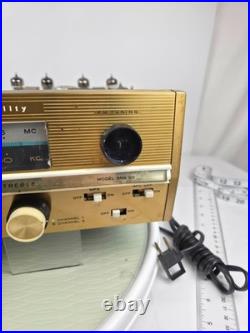 Vintage Bogen SRB-20 Tube Stereo Receiver Gold Face 6BM8 / ECL82 Hi-Fi Powers On