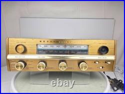 Vintage Bogen SRB-20 Tube Stereo Receiver Gold Face 6BM8 / ECL82 Hi-Fi Powers On