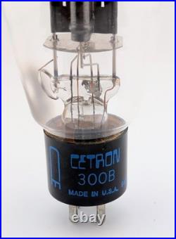 Vintage CETRON 300B Vacuum Tube Single Power Triode Audio Amp