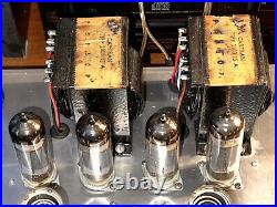 Vintage Carad Stereo Tube Amplifier Amplifier Circlotron OTL