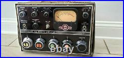 Vintage Collins Radio 12Z-2 Portable Tube Input Microphone Mic Mixer Preamp Amp