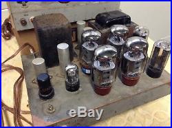 Vintage Conn 48495 Mono Tube Amplifiers