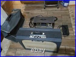 Vintage Cordovox Tone Generator and CMI Gibson Tube Amp with Cables
