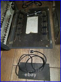 Vintage Cordovox Tone Generator and CMI Gibson Tube Amp with Cables