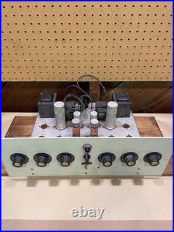 Vintage Custom Stereo Tube Amplifier (4) 6L6 (6) 6SN7 (2) 5Y3 RCA Output Iron