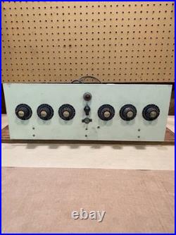 Vintage Custom Stereo Tube Amplifier (4) 6L6 (6) 6SN7 (2) 5Y3 RCA Output Iron