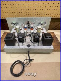 Vintage Custom Stereo Tube Amplifier (4) 6L6 (6) 6SN7 (2) 5Y3 RCA Output Iron