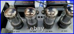 Vintage David Bogen DB212 Tube Integrated Amplifier Amp 6V6 GT 7199 As Is