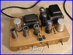 Vintage David Bogen DB-110G Mono Tube Amp Amplifier clean, works