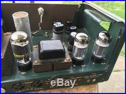 Vintage David Bogen H-30 mono tube amplifier -Great tubes 6L6GC & premiun 6SL7